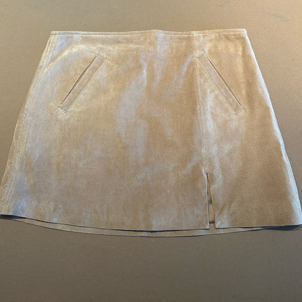 BlankNYC suede mini skirt